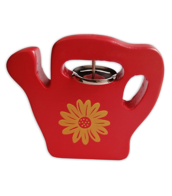 Watering can shaped tambourine