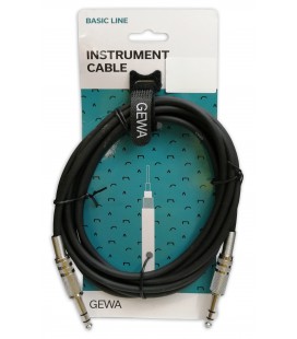 Cable Gewa model 190025 Basic Line Jack Jack 3M