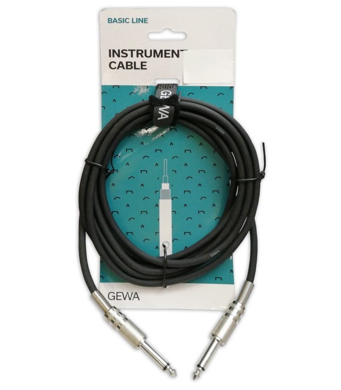 Cable Gewa model 190000 Basic Line Jack Jack 3m