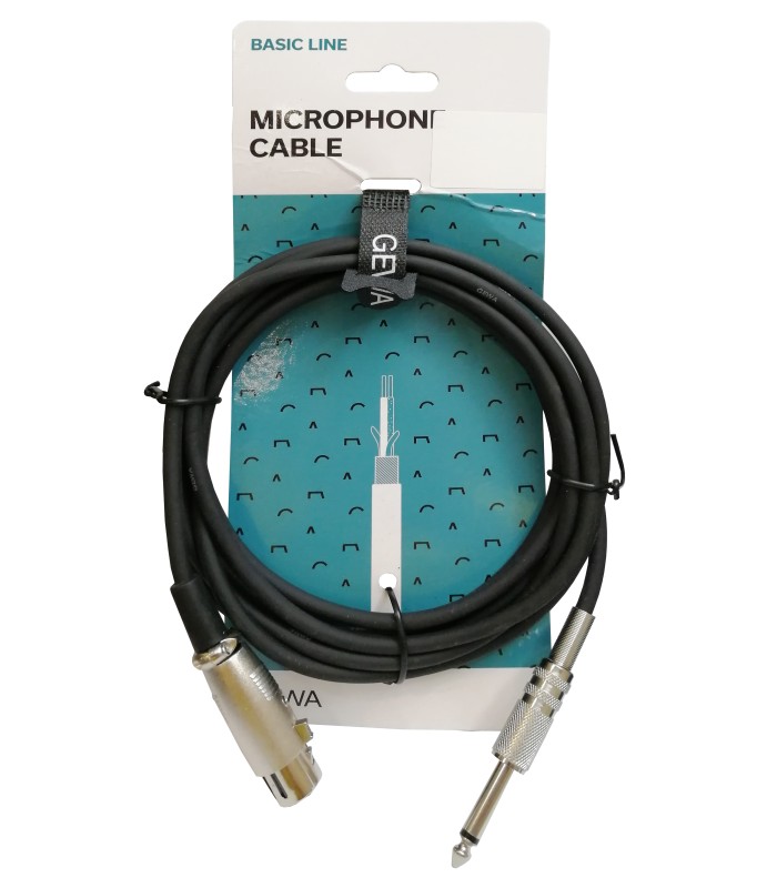 Cable Gewa model 190060 Basic Line XLR Jack 3m