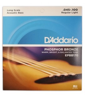 String Set Daddario EPBB170 for Acoustic Bass 045 100