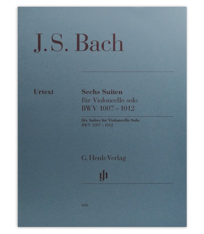 Cover of the book J S Bach 6 Sechs Suiten fur Violoncello Solo BWV 1007 1012