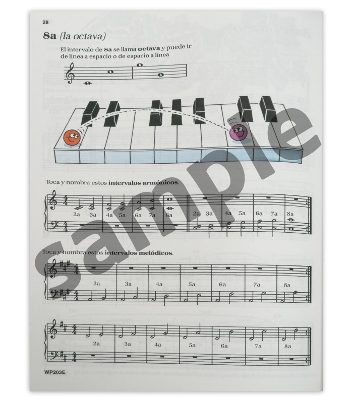 Sample of the book Piano Básico de Bastien Nível 3