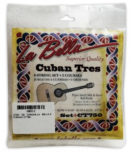 Package cover of the string set LaBella CT750 for cuban tres