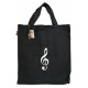 Bag Agifty model B3026 in black with G clef in white