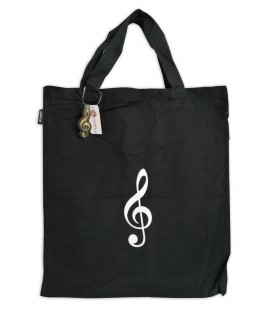Bag Agifty model B3026 in black with G clef in white