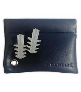 Earplugs Killnoise modelo KN1004L Navy M-L with bag in navy blue color