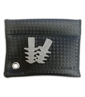 Earplugs Killnoise modelo KN1018L Black M-L with bag in black color