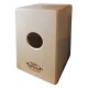 Back of the Pepote cajon model Jaleo with orange top