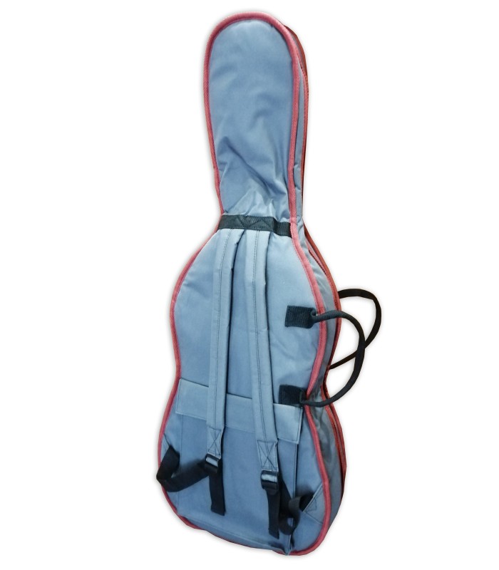Back of the gig bag of the cello Stentor model Student II SH 1/4