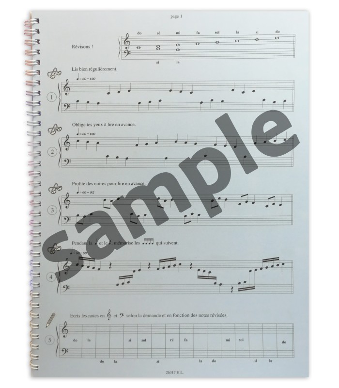 Sample of the book Je Découvre La Clé de Sol et La Clé de Fa Vol 2