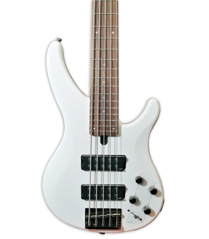 Humbucker pickups of the bass guitar Yamaha model TRBX305 WH