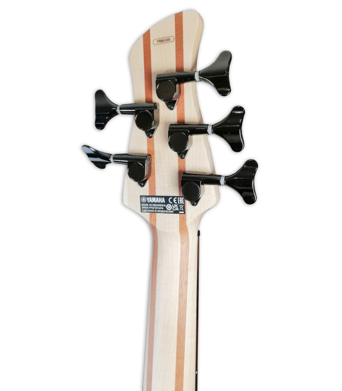 Machine head of the bass guitar Yamaha model TRBX305 WH