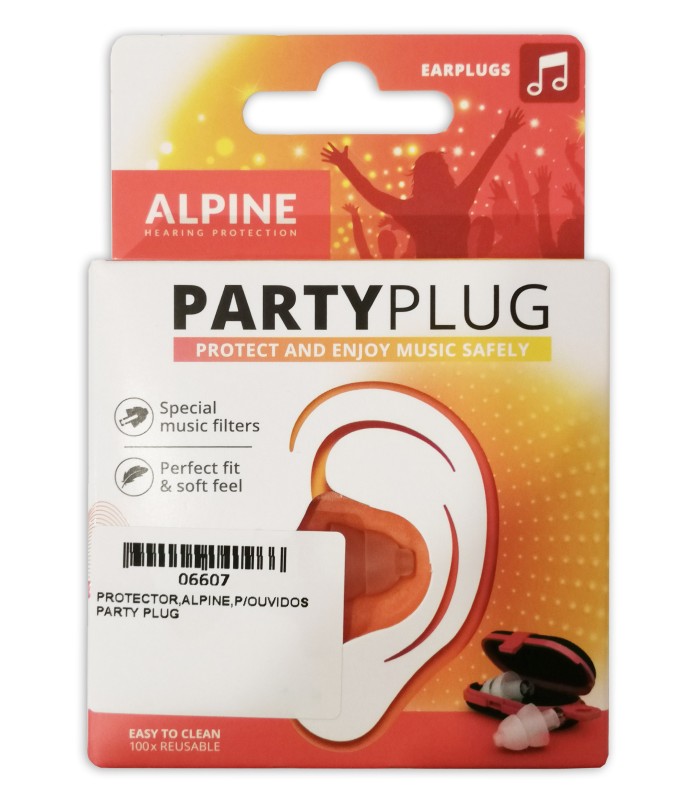 Package of the ear protector Alpine model Party Plug