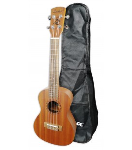 Concert ukulele Laka model VUC 10EA eletrified with bag