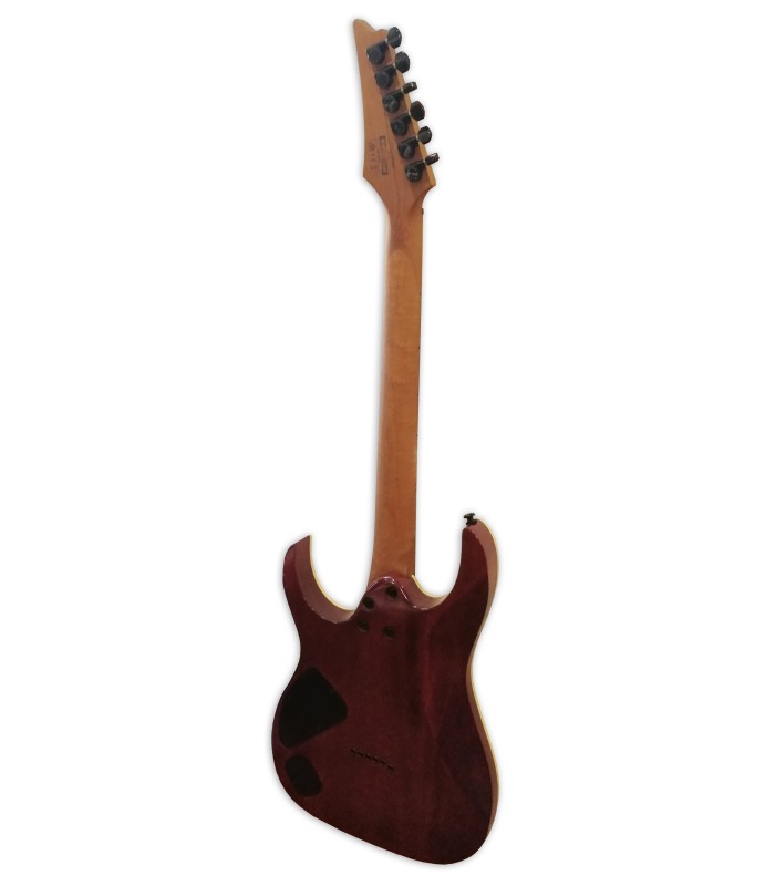 Back of the electric guitar Ibanez model RG421HPAM ABL Antique Brown Low Gloss