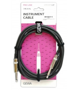 Cable Gewa model 190500 Pro Line Jack Jack with 3 meters