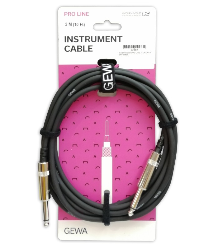 Cable Gewa model 190500 Pro Line Jack Jack with 3 meters