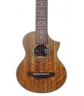 Ovangkol top of the acoustic guitar Ibanez model EWP14B OPN Piccolo Guitar