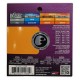 Package backcover of the string set Elixir model 11182 Bronze Nanoweb HD Light 011 53