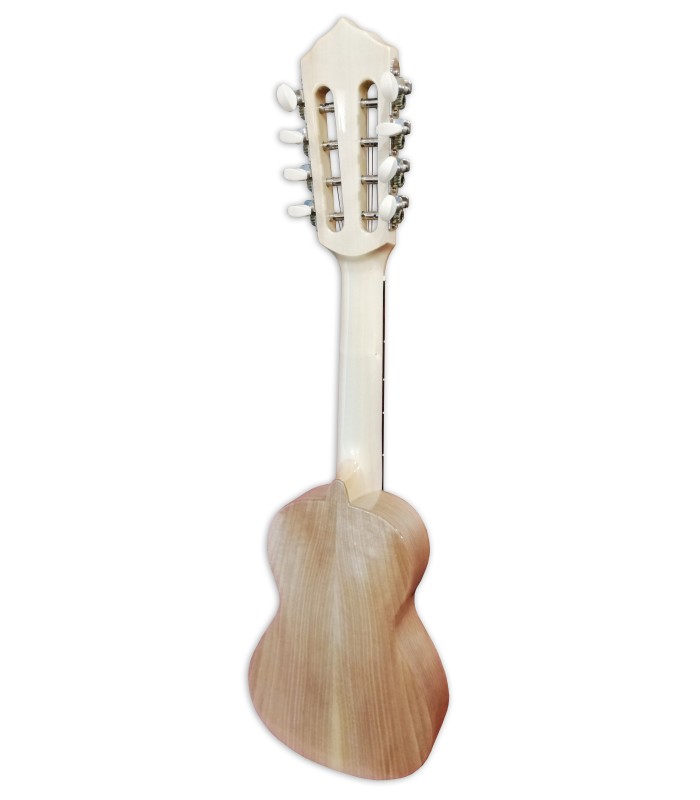 Back and sides of the Artimúsica cavaquinho model CV40C Simple of 8 strings