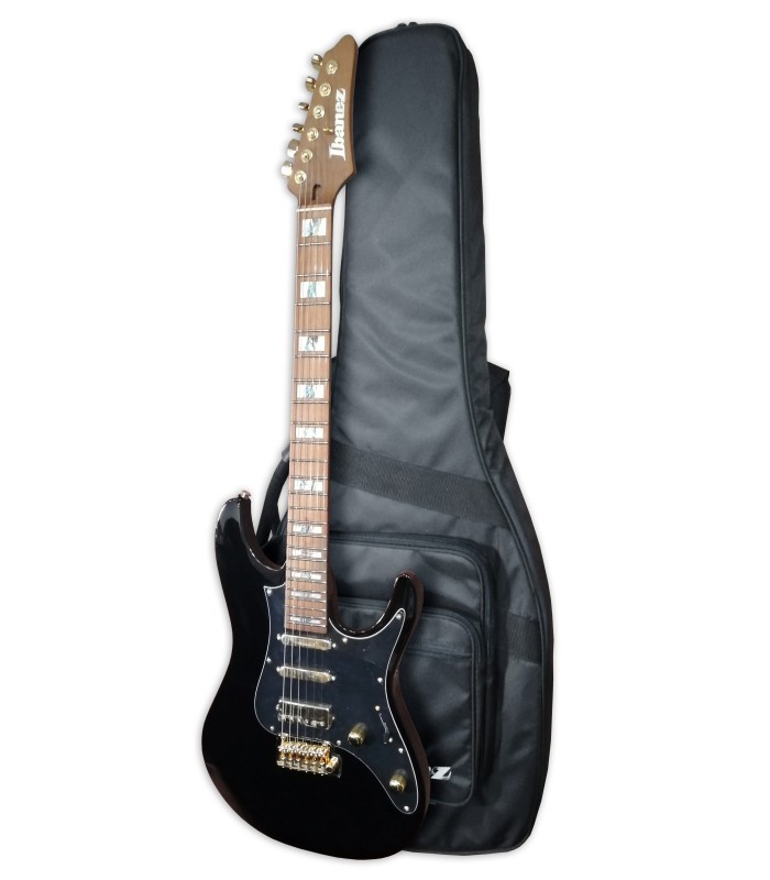 Electric guitar Ibanez model THBB10 Tim Henson with bag