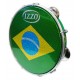 Pandeiro Izzo model IZ3438-10 in green color abs