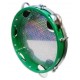 Back of the pandeiro Izzo model IZ3438-10 in green color abs