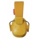 Detail of the hearing protector Alpine model Muffy yellow for children