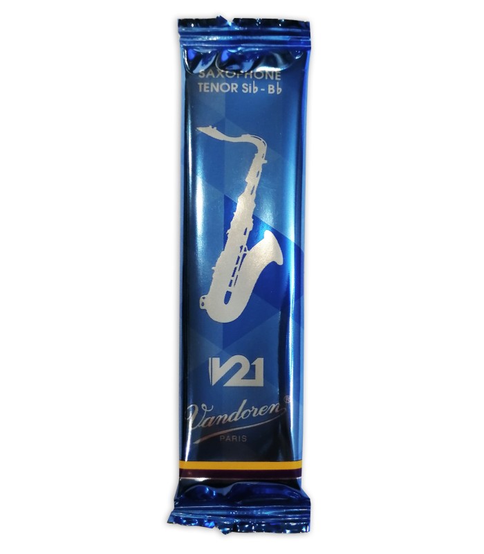 Package of the reed Vandoren model SR823 V21 nº 3 for tenor sax 