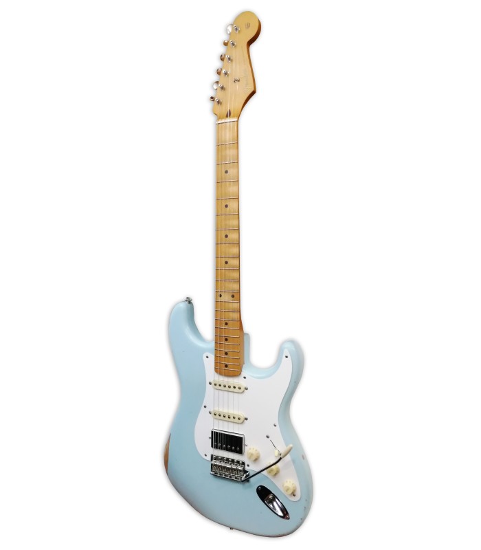 Electric guitar Fender model Vintera from the 50S Strat HSS MN Limited Edition with Sonic Blue finish