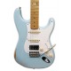 Body and pickups of the electric guitar Fender model Vintera 50S Strat HSS MN Limited Edition Sonic Blue