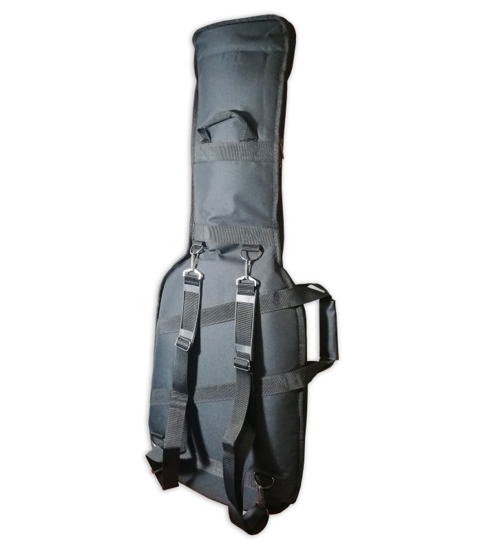 Bag's back of the electric guitar Fender model Vintera 50S Strat HSS MN Limited Edition Sonic Blue