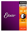 Elixir String Set 11002 10-47 Bronze Extra Light for Acoustic Guitar