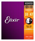 Elixir String Set 16002 Acoustic Guitar Phosphor Bronze Extra Light