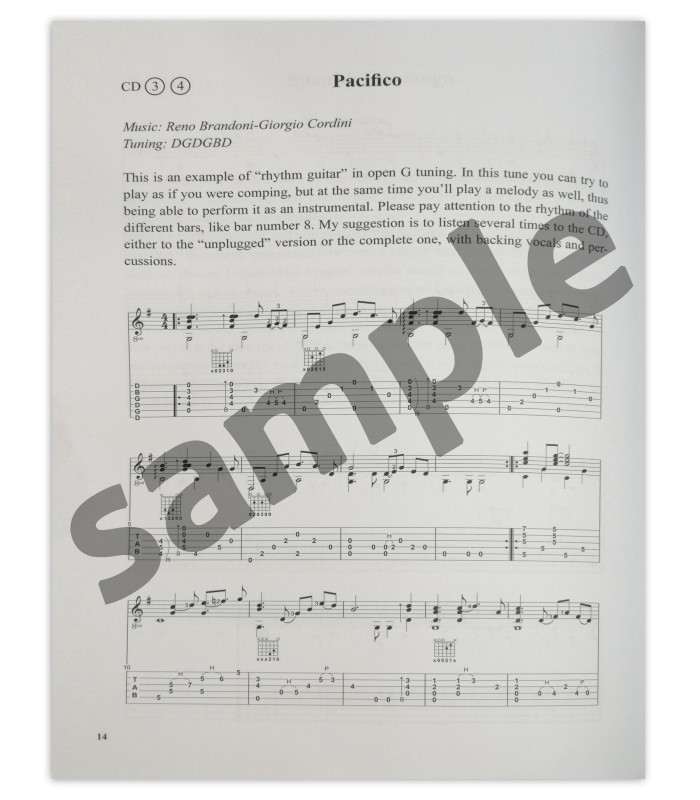 Sample of the Open Tuning Basics Reno Brandoni book