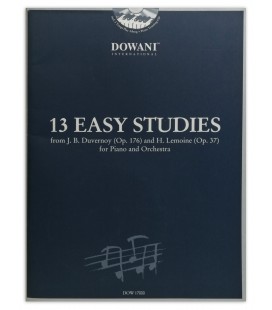 Cover of the 13 Easy Studies Duvernoy OP176 Lemoine OP 37 for Piano and Orchestra book
