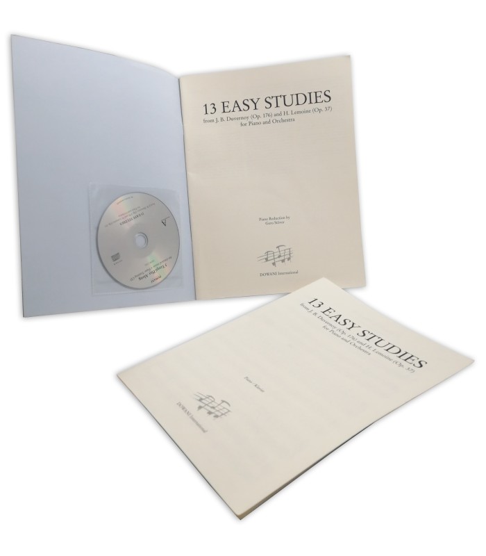 13 Easy Studies Duvernoy OP176 Lemoine OP 37 for Piano and Orchestra book with CD