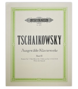Cover of Tchaikovsky Piano Works Vol 2 EP4653 book
