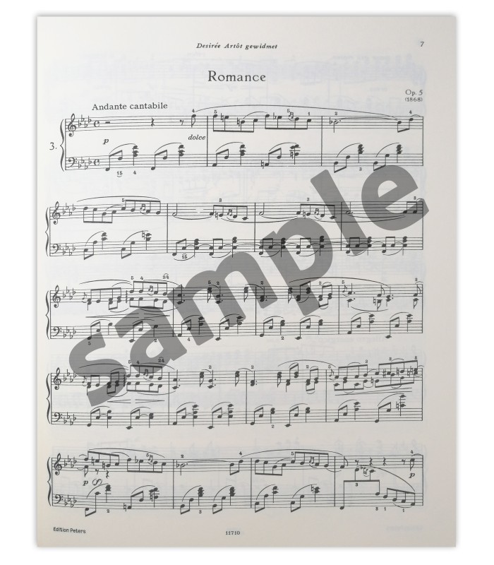 Sample of Tchaikovsky Piano Works Vol 2 EP4653 book