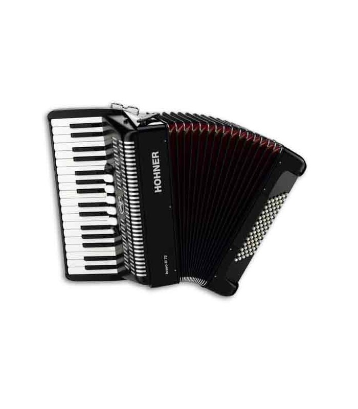 Hohner Bravo III 72 34 keys 72 basses black | Accordion |