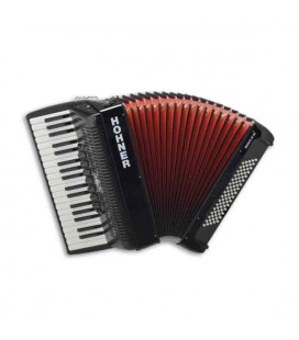 Hohner Accordion Bravo III 80 37 Keys 80 Basses Black