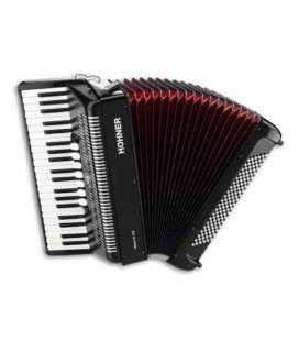 Hohner Accordion Bravo III 96 A 4072 37 Keys 96 Basses Black