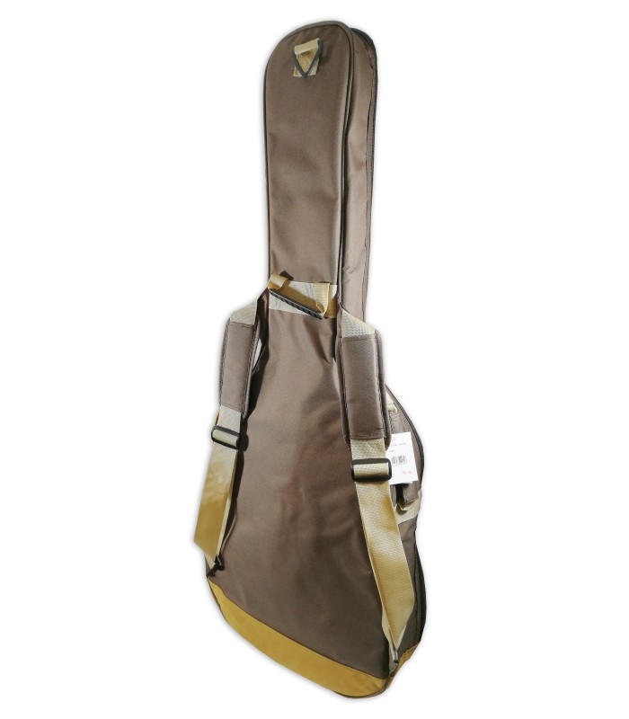 Back and straps of the bag Ibanez model IAB541 BR Powerpad 15 mm in brown color