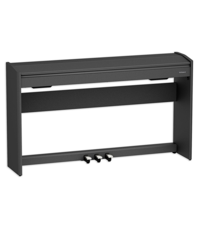 Digital piano Roland model F107 BKX with the keys cover closed