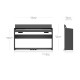 Measurements of the digital piano Roland model F107 BKX