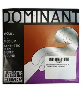 String Thomastik model Dominant 139 4th C for 4/4 sized viola