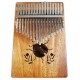 Kalimba Gewa model F835550 natural finish with 17 keys