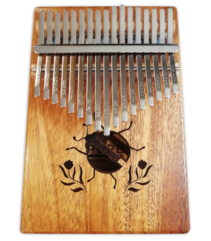 Kalimba Gewa model F835550 natural finish with 17 keys