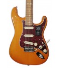 Body and pickups of the electric guitar Fender model Player Strat PF Aged Natural